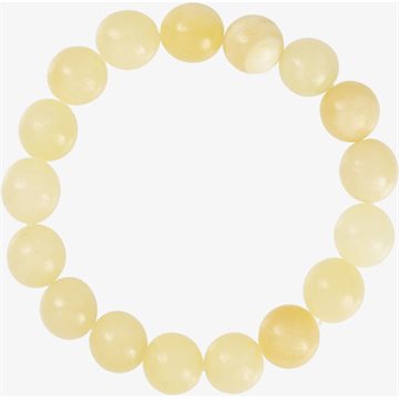 WOLFF JEWELRY JUSI PEARL BRACELET LIGHT YELLOW - 1235